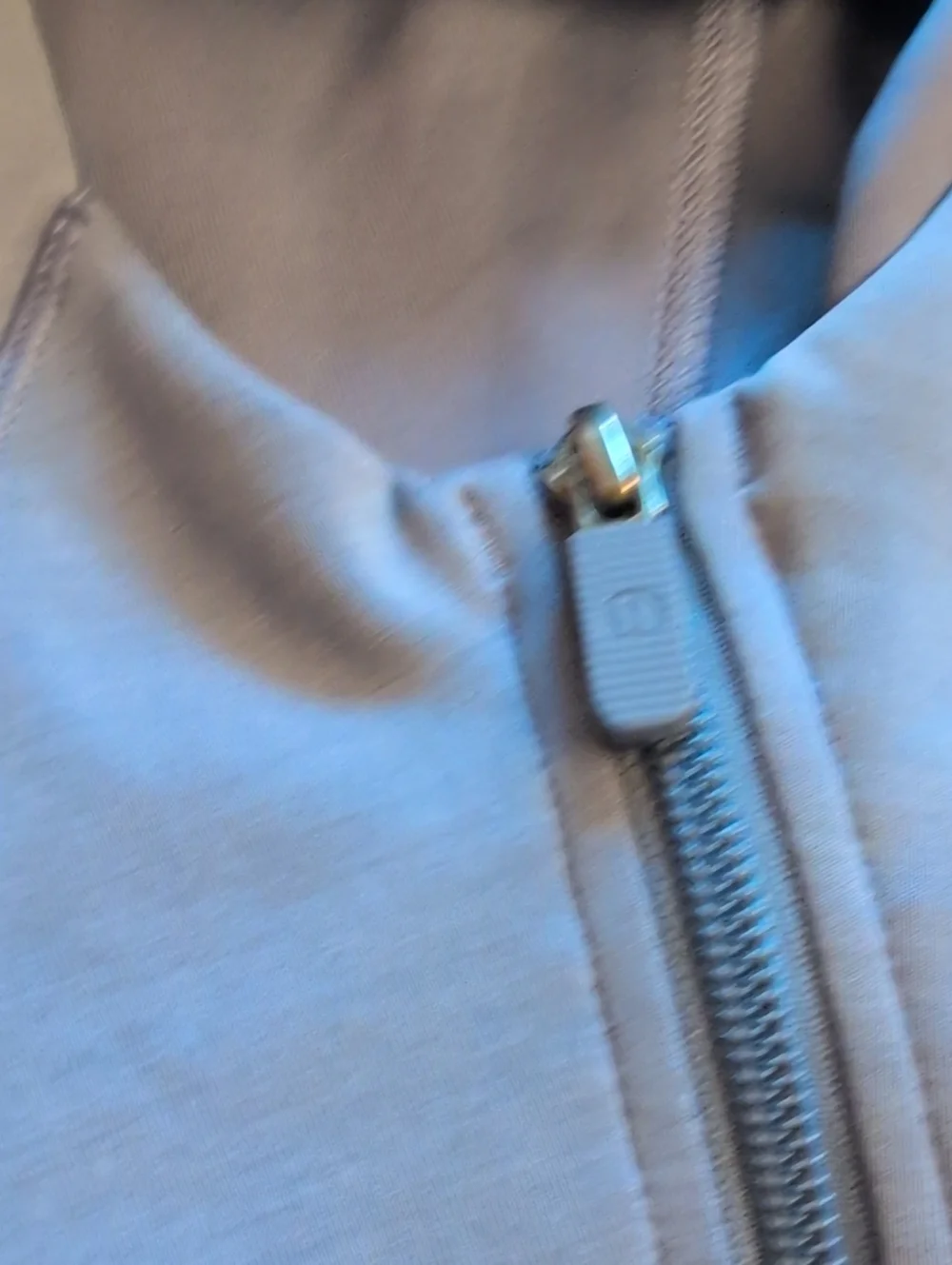 Lululemon Softstreme Full-Zip Hoodie Oasis Blue Hooded Sweatshirt Size 8